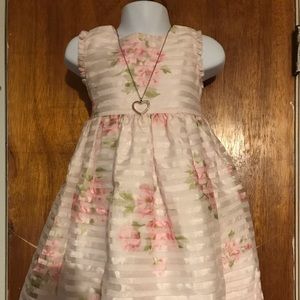 Pink/ green marmellata dress size:4T